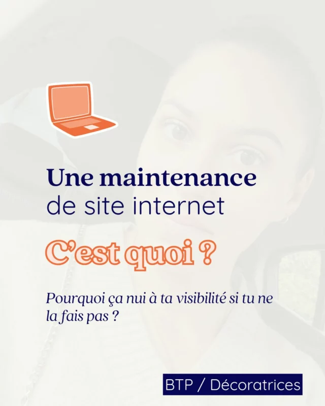🔧 Ton site web est-il vraiment un atout pour ton entreprise de l'habitat ?
Ou est-ce qu’il te freine sans que tu t’en rendes compte ? 😬

Aujourd’hui, avoir un site internet ne suffit plus. Il faut qu’il soit à jour, rapide, sécurisé ET bien référencé pour qu’il serve vraiment ton activité. Et c’est là qu’intervient la maintenance web !

Pourquoi la maintenance de site internet est indispensable ?
🛡️ Sécurité : Un site non maintenu devient vite une porte ouverte aux pirates. Mises à jour, pare-feu, sauvegardes… tout est pensé pour protéger ton site.

⚙️ Performance : Plus un site est lent, plus les visiteurs le quittent vite. Un bon entretien permet d’optimiser la vitesse de chargement et l’expérience utilisateur.

🔎 Référencement SEO : Google adore les sites bien entretenus ! En corrigeant les erreurs techniques, en mettant à jour les contenus et en optimisant les performances, tu améliores ta position dans les résultats de recherche.

🧰 Évolutivité : Ton entreprise évolue ? Ton site web doit suivre. Une maintenance régulière te permet d’ajuster les fonctionnalités et les contenus sans tout casser.

Tu es une entreprise de l’habitat ? 🏘
Tu travailles dur pour bâtir, rénover ou embellir des lieux. Ton site internet doit refléter cette expertise et attirer de nouveaux clients en ligne. Un site mal entretenu, c’est comme une maison sans fondations : ça ne tient pas dans le temps.

📣 Ne laisse pas ton site devenir invisible.
Prends soin de lui, et il te le rendra en visibilité, en crédibilité, et en clients.

📩 Tu n'as pas encore de site internet et tu souhaites commencer la création ?
Télécharge gratuitement mon guide ou bien contacte moi pour échanger sur ton projet (lien en bio)

#entrepreneuseduweb #entrepreneusescreatives #femmeentrepreneure  #entrepreneusecreatrice #entrepreneuses #architecte #décoratrice #entrepreneuseambitieuse