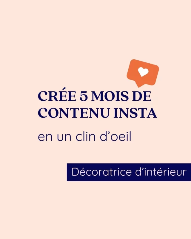 Il peut être parfois compliqué de trouver du temps pour communiquer, ou même de trouver des idées de publication.

C'est pour cette raison que j'ai créé le PACK INSTA EXPRESS pour les décoratrices et architectes d'intérieur

Dans ce pack tu retrouveras :

🎨 112 Templates canva pour créer tes visuels sans perdre de temps
Tu retrouveras:
– 41 templates de posts simples
– 8 templates de posts carrousels
– 63 templates de stories

___________________

📅 5 Calendriers Edito pour trouver des idées de contenu en un claquement de doigts
Tu retrouveras:
– 31 idées pour augmenter ta visibilité
– 31 idées pour générer des leads qualifiés
– 31 idées pour établir ton expertise
– 31 idées pour promouvoir des projets
– 31 idées pour fidéliser tes clients

___________________

🖋️ 44 Prompts ChatGPT pour créer des carrousels en quelques minutes
Ils t’aideront à :
– Présenter ton entreprise et tes offres
– Décrire tes projets et convertir grâce aux retours clients
– Mettre en avant tes coulisses
– Donner des conseils et recommandations
– Partager tes inspirations/tendances
– Informer des prochaines collaborations et événements
– Booster l’engagement

___________________

📋 31 scripts de stories pour optimiser ton temps et attirer des prospects
Ils t’aideront à :
– Attirer des prospects
– Créer de l’engagement
– Vendre

___________________
👉LIEN EN BIO👈
___________________

#entrepreneuseambitieuse #entrepreneusescreatives #décoratrice #strategieinstagram #conseilsinstagram #femmeentrepreneure #tipsinstagram #entrepreneusecreatrice #entrepreneuses #architecte